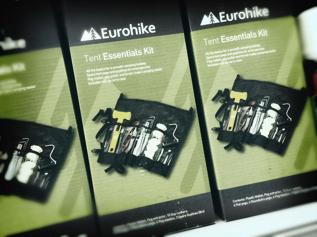 Eurohike Roundwire Pegs 23cm 10 Pack 