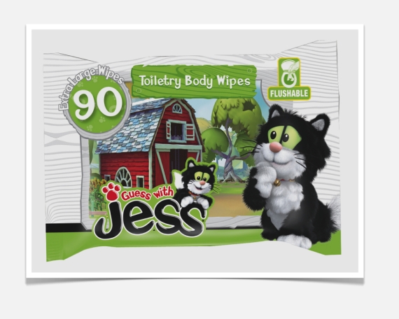 Guess with Jess Licensed Packaging