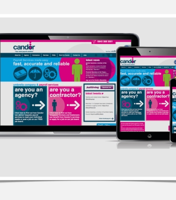 Candor Payroll Services Website Design